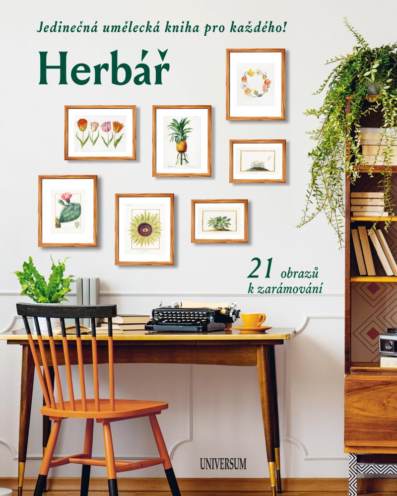 Herbář: Jedinečná umělecká kniha pro každého! 21 obrazů k zarámování