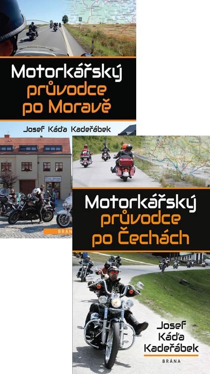 Komplet Motorkářský průvodce po Moravě + Motorkářský průvodce po Čechách