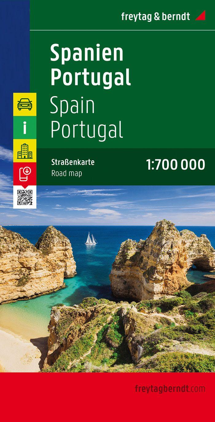 MAPA ŠPANĚLSKO-PORTUGALSKO 1:700000