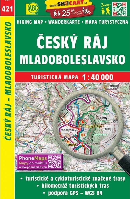 ČESKÝ RÁJ - MLADOBOLESLAVSKO Č.421 1: 40 000