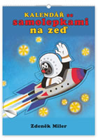 Kalendář - Krteček se samolepkami na zeď - nástěnný