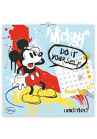 Kalendář - W. Disney Mickey Mouse omalovánkový - nástěnný (CZ, SK, HU, GB)