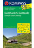 Detail titulu Gotthard/S. Gottardo, Grimsel, Susten, Oberalp 1:40 000 / turistická mapa KOMPASS 108