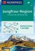 Detail titulu Jungfrau-Region, Thunersee, Brienzersee 1:40 000 / turistická mapa KOMPASS 84