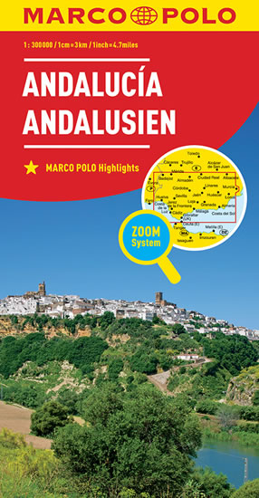 ANDALUSIE MAPA