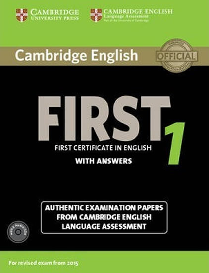 CAMBRIDGE ENGLISH FIRST 1 WITH ANSWERS +CDS
