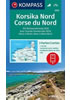 Detail titulu Korsika Nord, Corse du Nord 1:50 000 / sada 3 turistických map KOMPASS 2250