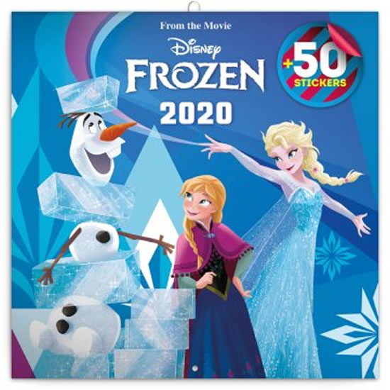 KALENDÁŘ FROZEN LEDOVÉ KRÁLOVSTVÍ 2020 RODINNÝ