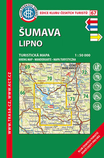 ŠUMAVA - LIPNO Č.67  1:50 000