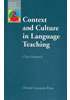 Detail titulu Oxford Applied Linguistics Context and Culture in Language Teaching