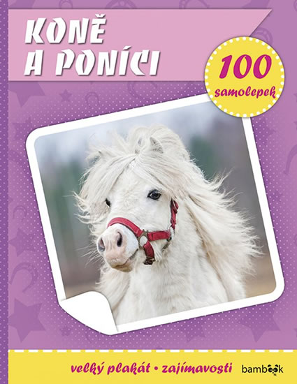 KONĚ A PONÍCI 100 SAMOLEPEK/BAMBOOK