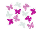 Detail titulu Dřevěné výseky 4cm - motýli růžový mix 12ks