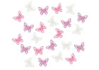 Detail titulu Dřevění motýli 2cm - růžovofialový mix 24ks