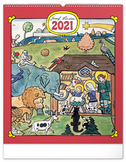 KALENDÁŘ JOSEF LADA 2021 ZVÍŘÁTKA