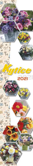 2021 KYTICE NÁSTĚNNÝ ÚZKÝ