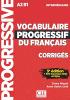 Detail titulu Vocabulaire progressif du français - Niveau intermédiaire - Corrigés - 3eme édition