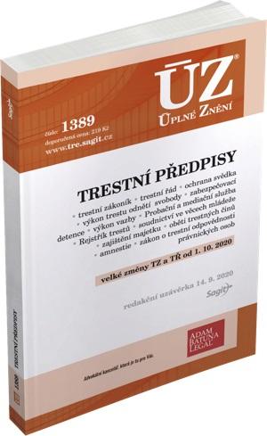 ÚZ 1389 TRESTNÍ PŘEDPISY K 14/9/20