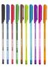Detail titulu Kores Kuličkové pero K1 Pen Super Slide 1 mm - sada 10 barev(modrá, černá, červená, zelená, tyrkysová, světle zelená, fialová, růžová, oranžová, hnědá)