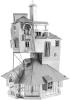 Detail titulu Metal Earth 3D kovový model Harry Potter: Doupě