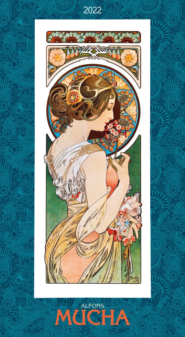 2022 ALFONS MUCHA NÁSTĚNNÝ