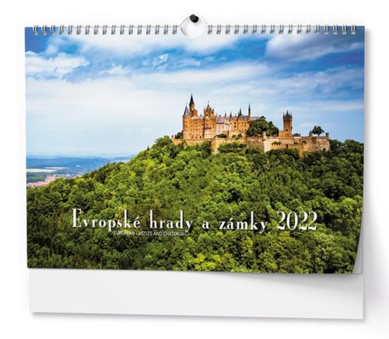 2022 EVROPSKÉ HRADY A ZÁMKY NÁSTĚNNÝ