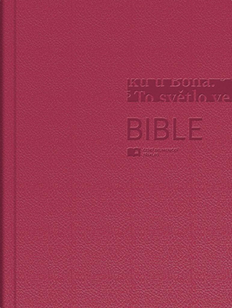 BIBLE EKUMENICKÁ 1281 ČERVENÁ BEZ DEUTEROKANONICKÝCH KNIH