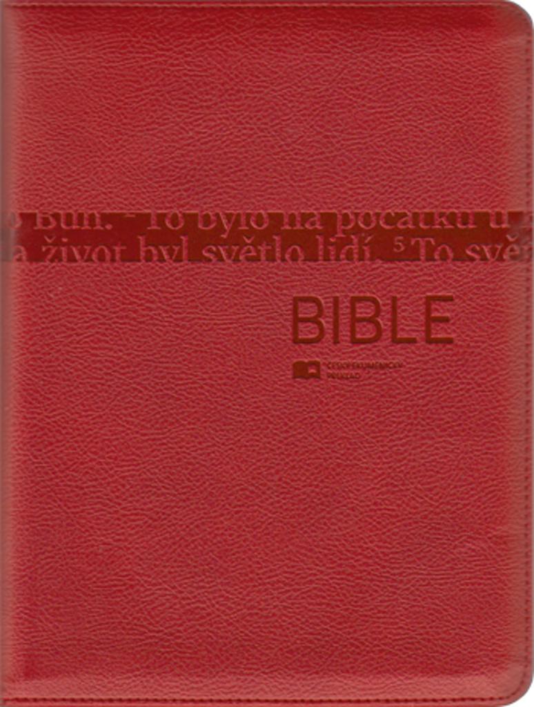 BIBLE EKUM. ČERVENÁ SE ZIPEM 1272
