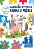Detail titulu Kamarádi zvířátka kniha s puzzle Přátelé z farmy