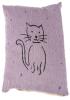 Detail titulu Návlek na polštář - kočka - fialový