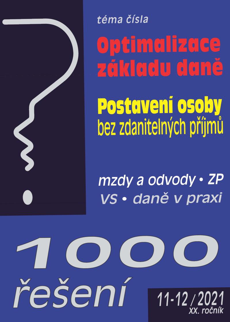 1000 ŘEŠENÍ 11-12/2021