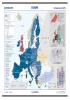 Detail titulu Evropa - Evropská unie a NATO 1:5 000 000 nástěnná mapa