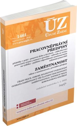 ÚZ 1461 PRACOVNĚPRÁVNÍ PŘEDPISY