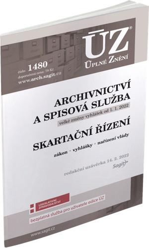 ÚZ 1480 ARCHIVNICTVÍ A SPISOVÁ SLUŽBA, SKARTAČNÍ/SAGIT
