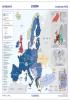 Detail titulu Evropa - Evropská unie a NATO 1:5 000 000 nástěnná mapa