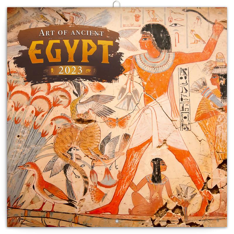 2023 UMĚNÍ STARÉHO EGYPTA NÁSTĚNNÝ POZNÁMKOVÝ
