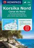 Detail titulu Korsika Nord, Corse du Nord, dálková turistická stezka GR20 1:50 000 / sada turistických map KOMPASS 2250