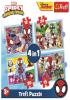 Detail titulu Trefl Puzzle Spidey a jeho úžasní přátelé 4v1 (12,15,20,24 dílků)