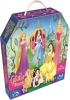 Detail titulu Trefl Puzzle v kufříku Disney: Šťastné princezny 70 dílků, třpytivé