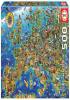 Detail titulu Puzzle Šílená mapa Evropy 500 dílků