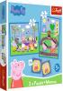 Detail titulu Trefl Puzzle Šťastné chvíle s prasátkem Pepinou / 30+48 dílků+pexeso
