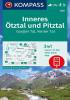 Detail titulu Vnitřní Ötztal a Pitztal, Gurgler Tal, Venter Tal 1:25 000 / turistický mapa KOMPASS 042