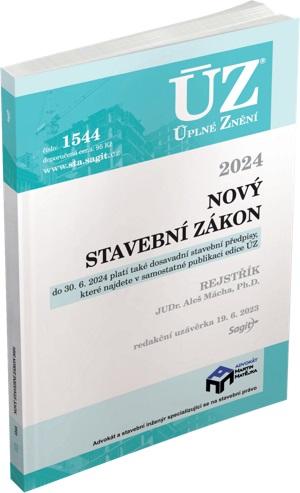 ÚZ 1544 NOVÝ STAVEBNÍ ZÁKON 2024