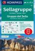 Detail titulu Sellagruppe, Gröden, Seiser Alm / Gruppo del Sella, Val Gardena, Alpe di Siusi 1:50 000 / turistická mapa KOMPASS 59