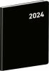 Detail titulu Diář 2024 - Černý, plánovací měsíční, kapesní, 7 x 10 cm