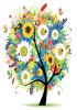 Detail titulu Diamantový obrázek 7D - Kvetoucí strom 30 x 30 cm