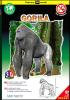 Detail titulu Gorila – Papírový 3D model/52 dílků