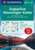 Detail titulu Zugspitze, Mieminger Kette, Ehrwald, Lermoos, Garmisch-Partenkirchen, Reutte 1:50 000 / turistická mapa KOMPASS 25