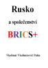 Detail titulu Rusko a společenství BRICS+