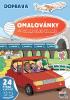 Detail titulu Doprava - Omalovánky A4 se samolepkami